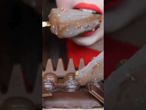 asmr Toblerone ICE CREAM BARS & CHOCOLATE Eating 🍫🍦 CRUNCHY eating sounds
