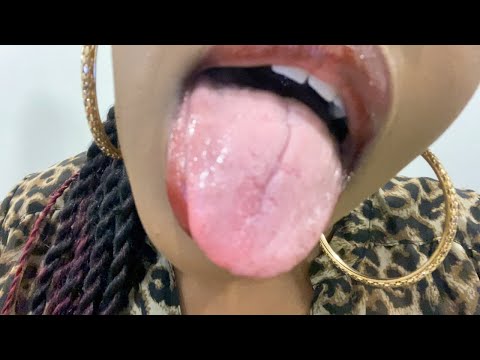 Asmr Licking you to sleep 🧠🧠\\ Foggy lens licking, tongue fluttering and tongue swirls 👅👅💕💕