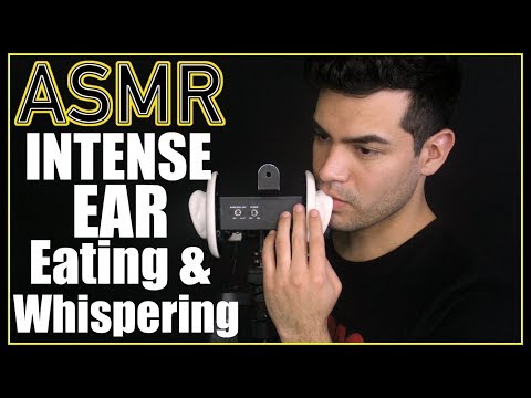 ASMR - INTENSE Ear Eating & Whispering (Male Whisper & Nibbles for Sleep and Relaxation)
