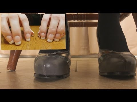 ASMR | Simultaneous High Heel Tapping & Table Tapping | No Talking