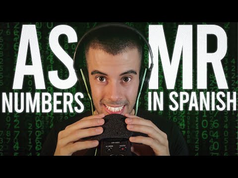 ASMR LEARN HOW TO SAY NUMBERS IN SPANISH (TRIGGER WORDS)