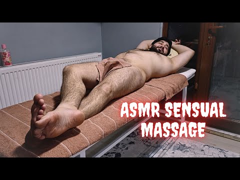 ASMR SOFT TURKISH  FULL BODY MASSAGE-Chest,leg,foot,back,abdominal
