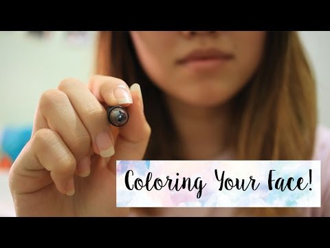 ASMR Coloring Your Face! {Visual Triggers + Whispering}