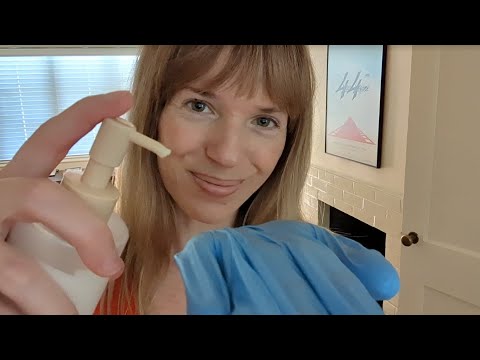 ASMR Massage with Lotion, Gloves, and Skin Sounds