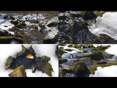 Nature Sounds #12: Winter Stream (2 Hours for Relaxation / Sleep / Focus)