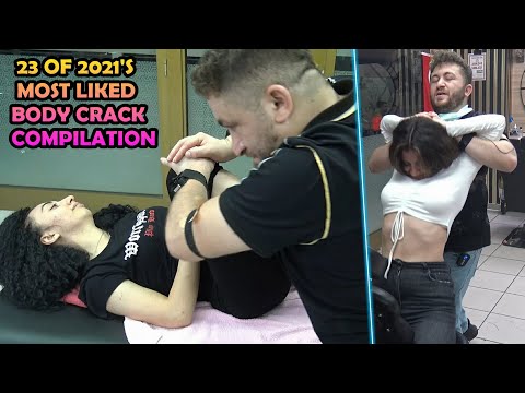 23 OF 2021'S MOST LIKED BODY CRACKING COMPILATION & Asmr Hair, Foot, Back, Neck, Ear Crack #female