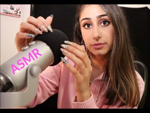 ASMR | Microphone Scratching With Long Nails♡