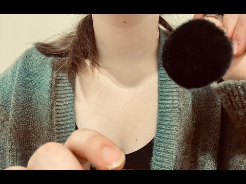 AMSR Brushing Your Face Until You Fall Asleep [Slow and Gentle ASMR]