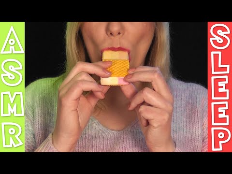 Satisfying Eating Sounds - Ice cream sandwich | ASMR