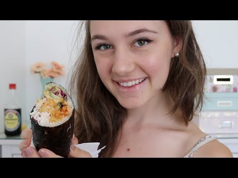 ASMR - My First Sushi Burrito! ♡ Chat With Me