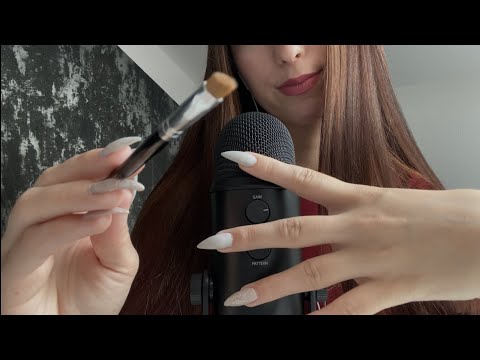 ASMR | DOING YOUR EYEBROWS Fast & Aggressive 💙