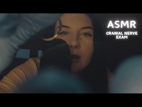 ASMR| CRANIAL NERVE EXAM but im not profesional (whispering, mouth sounds ) For Sleep