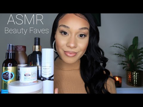 ASMR Beauty Product Favourites • Reading Labels & Soft Whispers • Part 1