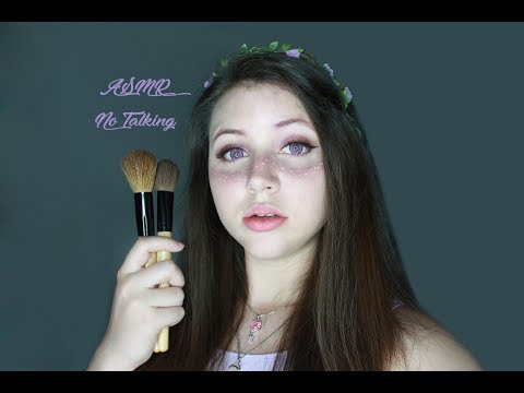 ASMR *NO TALKING* | Forest Fae | Brushing, Tapping, Scratching and More