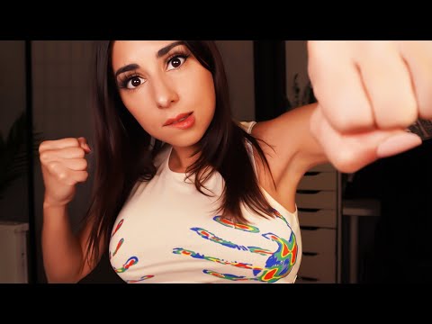 ASMR Beating You to Sleep but it feels good 😡 (chaotic, fast, & aggressive triggers)