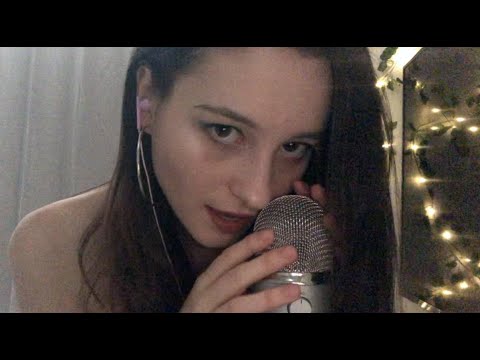 ASMR Let me tingle you 😘 (Trigger words, collarbone tapping, kissing, mouth sounds, inaudible)