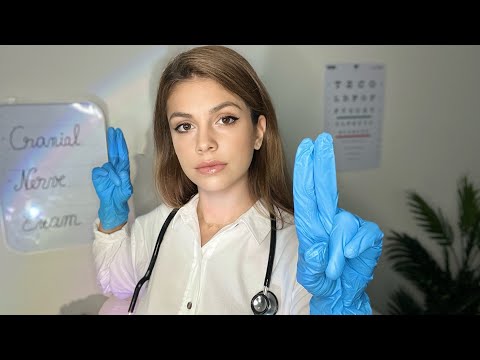 ASMR My MOST Realistic Cranial Nerve Exam EVER (close-up, personal attention) Soft Spoken
