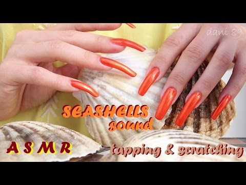 🔊 intense ASMR 🐚 SEASHELLS sound! 🐠 🌊 🐟 NAILS-tapping & scratching! ~ new TINGLES! (outdoor video) 🐬