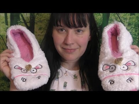 Asmr -These  Cute Fluffy Unicorn Slippers will make 98% of you get tingles!