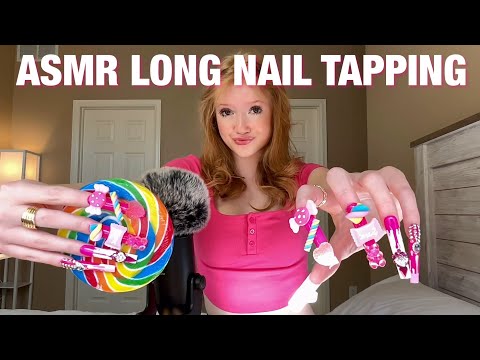 ASMR super long nails (4 HOUR $400 luxury CANDY manicure)