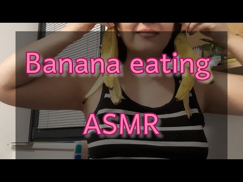 asmr eating banana 🍌🍌🍌, asmr mouth sound, asmr , banana licking asmr