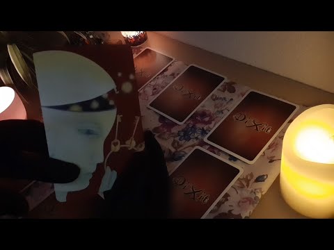 ASMR - game card reading, tracing, unintelligible whispering, mouth sounds