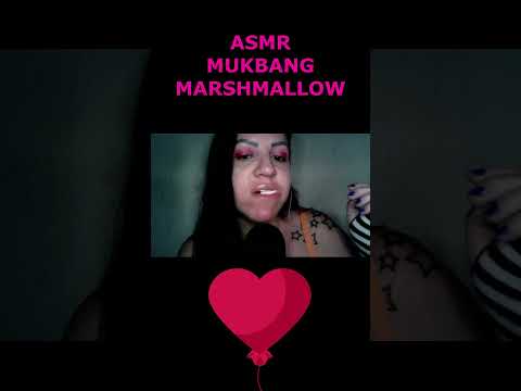 ASMR-SHORTS MUKBANG MARSHMALLOW #asmr #rumo1k #mukbang #shots