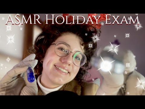 ASMR Holiday Exam ❄️🦌 - Testing Your Senses and Diagnosing You!! Clinical Personal Attention