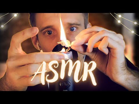 *WARNING* ASMR With Candle Burning Leaves Will Put You To Sleep