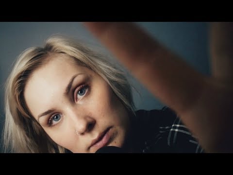 ASMR SUPER SOFT WHISPERING, INAUDIBLE, FACE BRUSHING FINNISH/ENGLISH