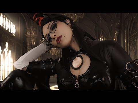 ASMR Get ready with Bayonetta! Combat suit fitting (Personal attention)