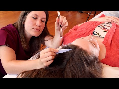 Detailed Face Mapping & Scalp Check on Zoey (lo-fi white noise "unintentional" vibes) ASMR Doctor