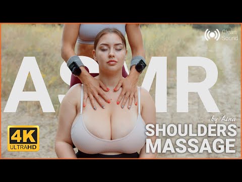 ASMR Nature Sounds: Shoulder Massage by Lina to Liza