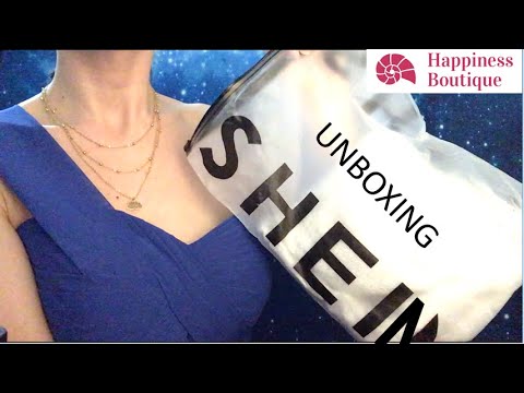ASMR - Unboxing Shein et bijoux happiness boutique