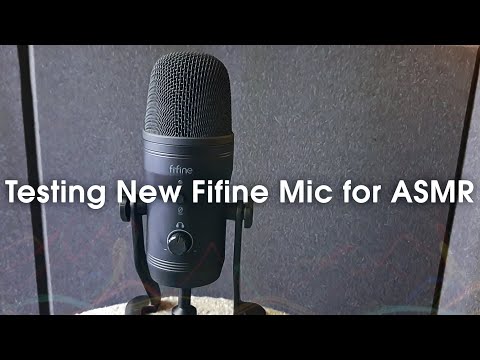 Testing New FIFINE K690 Microphone for ASMR