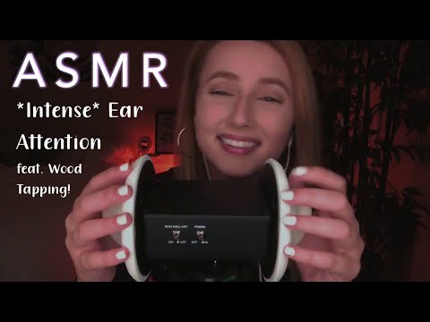 ✨ASMR✨ Ear Cupping w/ Gloves! Feat. Wood Tapping!