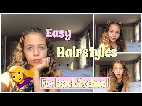 Easy Back2school Hairstyles!!(NO HEAT!)