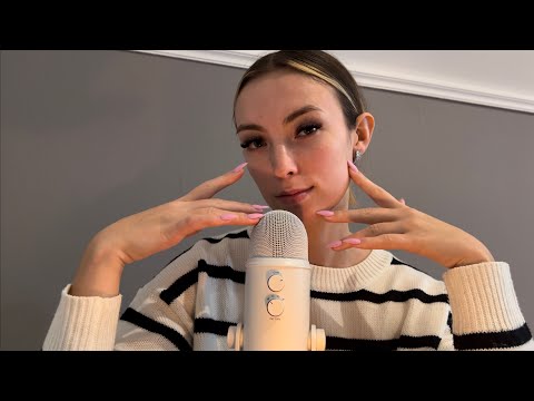 ASMR | random and fast but not aggressive tapping with tongue clicking👄