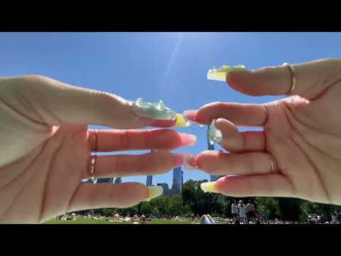 OUTDOOR ASMR ☀️sounds of summer sessions☀️ in central park