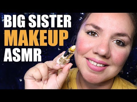 Big Sister does you MAKEUP RP | ASMR Soft Spoken