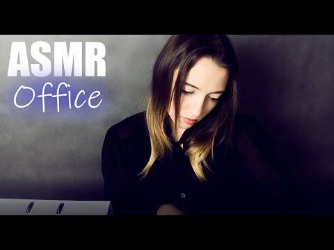 ASMR | Office & Tapping and Organizing documents
