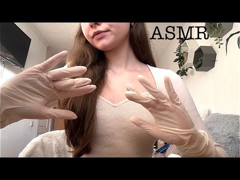 ASMR | Latex Glove Sounds | Hand Movements | Oil Sounds