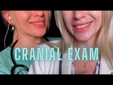 ASMR | Medical Exam, Cranial Nerve exam, with Dr. Grace and Nurse Kelly💞