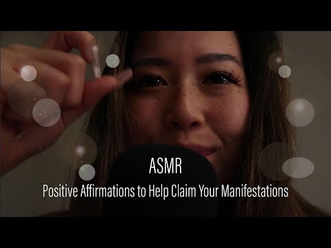 ASMR | Positive Affirmations to Help Claim Your Manifestations (face touching)