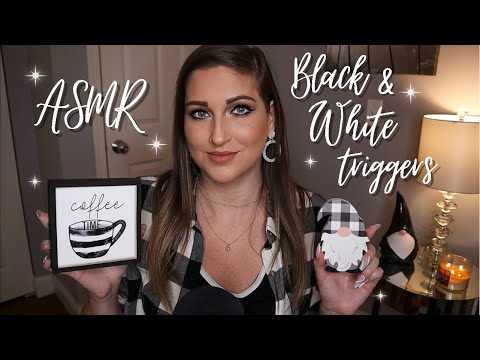 ASMR | Black & White Triggers 🖤🤍