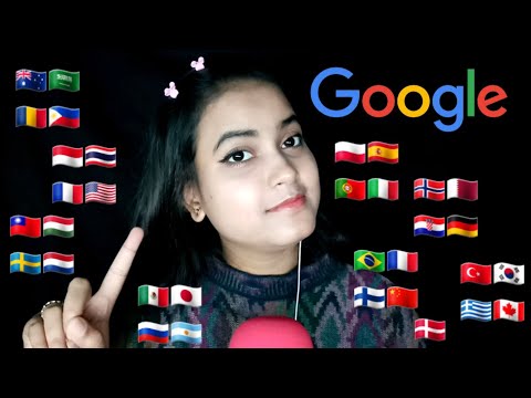 ASMR "Don't Be Evil" in 30+ Different Languages