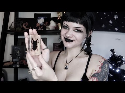 ASMR RP | Christmas Present Shopping At The Oddities Store 💀🛍️