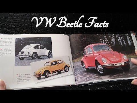 🚗 ASMR VW Beetle Car Facts 🚗 (Soft Spoken, Page Flipping, Paper Sounds)