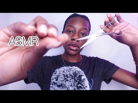ASMR PULLING AND SNIPPING YOUR NEGATIVE ENERGY ✂️⚡️