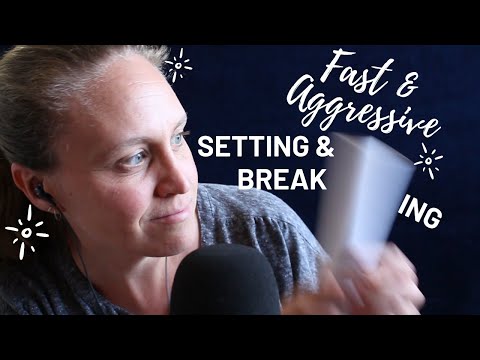 ASMR Fast and Aggressive Setting and Breaking the Pattern | Sound Assortment